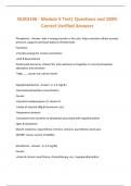 NUR3196 - Module 5 Test&vert; Questions and 100&percnt; Correct Verified Answers