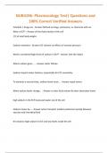 NUR3196- Pharmacology Test&vert; Questions and 100&percnt; Correct Verified Answers