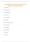NUR3196 Exam 1 nurse talk&vert; Questions and 100&percnt; Correct Verified Answers