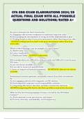 CFA ESG EXAM ELABORATIONS 2024&sol;25  ACTUAL FINAL EXAM WITH ALL POSSIBLE  QUESTIONS AND SOLUTIONS&sol;RATED A&plus; 