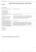 Series 66 Unit 6 Checkpoint Exam - Business Cycle Flashcards &lowbar; ALL CHAPTERS&comma; complete questions