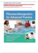 COMPLETE TEST BANK&colon; PHARMACOTHERAPEUTICS FOR ADVANCED PRACTICE&colon; A PRACTICAL APPROACH 5TH EDITION&comma; KINDLE EDITION BY VIRGINIA POOLE ARCANGELO &comma; ANDREW PETERSON &comma; VERONICA WILBUR