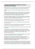 CARE OF CHILDBEARING FAMILY-NACE EXAM QUESTIONS & ANSWERS&period;