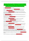 Hondros Nursing Nur 150 Exam 2 Latest Update 2024-2025 Actual Exam 200 Questions and 100&percnt; Verified Correct Answers Guaranteed A&plus;