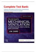 Complete Test Bank&colon; PILBEAM'S MECHANICAL VENTILATION&colon; PHYSIOLOGICAL AND CLINICAL APPLICATIONS 8TH EDITION BY JAMES M&period; CAIRO latest update&period;