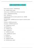 LOM CHAPTER 4 EXAM 