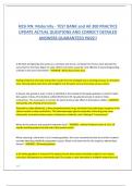  HESI RN&colon; Maternity - TEST BANK and All 300 PRACTICE UPDATE ACTUAL QUESTIONS AND CORRECT DETAILED ANSWERS GUARANTEED PASS&excl;&excl;