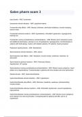 Galen pharm exam 3 2024&sol;2025 Questions With Completed & Verified Solutions&period;
