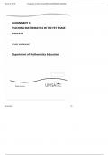 TMS3725 Assignment 3 &lpar;COMPLETE ANSWERS&rpar; 2023 &lpar;245380&rpar; - DUE 19 July 2023questions and answers well explained and 100&percnt; verified by experts and graded a&plus; latest update 2024
