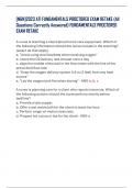 &lbrack;NGN&rsqb;2023 ATI FUNDAMENTALS PROCTORED EXAM RETAKE &lpar;All  Questions Correctly Answered&rpar; FUNDAMENTALS PROCTORED  EXAM RETAKE