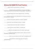 Drivers Ed VADETS Final Practice Exam &lpar;100&percnt; correct and graded A&plus;&rpar;