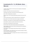 Investments Ch&period; 1-3&comma; 28 &lpar;Bodie&comma; Kane&comma; Marcus&rpar; Test bank