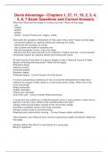 Davis Advantage - Chapters 1&comma; 27&comma; 11&comma; 15&comma; 2&comma; 3&comma; 4&comma; 5&comma; 6&comma; 7 Exam Questions and Correct Answers