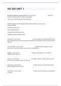 HS 320 UNIT 1 Exam Questions And Detailed Correct Verified Answers&period;
