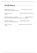HS 320 Week 2 Actual Real Practice Exam Questions And Detailed Answers&period;