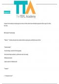 &lpar; DISTINCTION PASS&rpar; The TEFL Academy Assignment A Text 1 Lower-Intermediate Fortnite Solutions