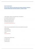 AMCA PHLEBOTOMY 2  ACTUAL EXAM COMPLETE QUESTIONS WITH VERIFIED ANSWERS CURRENTLY  TESTING VERSIONS AND SOLUTIONS GRADED A&plus; NEWEST EXAM&excl;&excl; 