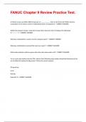 FANUC Chapter 9 Review Practice Test&period;