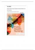 Test bank - public health nursing 11th edition &lpar;Stanhope&comma;2024&rpar;&comma; Latest Edition 