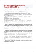 Boys State Bar Exam Practice- CA&sol;2024&sol;25 RATED A&plus; 
