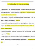 Aafp board review newest exam Questions and Answers &lpar;2024 &sol; 2025&rpar; &lpar;Verified Answers&rpar;