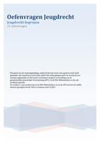 Oefentoets Jeugdrecht &lpar;25 vragen&rpar;