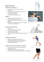 Massage technieken onderste extremiteit + rekken- en krachtoefeningen 