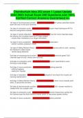 Chamberlain bios 252 exam 1 Latest Update 2024-2025 Actual Exam 250 Questions and 100&percnt; Verified Correct Answers Guaranteed A&plus;