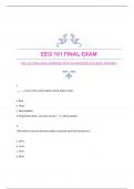 EEG 101 FINAL EXAM&vert;VERIFIED&vert;WITH GUARANTEED ACCURATE ANSWERS