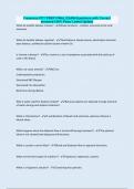 Fresenius PCT PREP FINAL EXAM-Questions with Correct answers&sol;100&percnt; Pass&sol; Latest Update