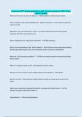 Fresenius PCT study questions with Correct answers&sol;100&percnt; Pass&sol; Latest Update