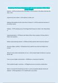 Fresenius PCT EXAMS BUNDLE-Questions with Correct Answers&sol; Latest Update&sol;  Complete And Accurate &sol; 100&percnt; Pass