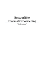 Bestuurlijke Informatieverzorging (Inleiding Administratieve Organisatie)- Opdrachten