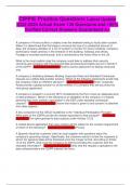 CIPP&sol;E Practice Questions Latest Update 2024-2025 Actual Exam 130 Questions and 100&percnt; Verified Correct Answers Guaranteed A&plus;