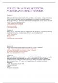 NUR 6531 FINAL EXAM QUESTIONS&comma; VERIFIED AND CORRECT ANSWERS&period;