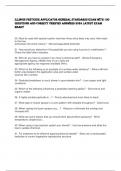 ILLINOIS PESTICIDE APPLICATOR GENERAL STANDARDS EXAM WITH 100 QUESTIONS AND CORRECT VERIFIED ANSWERS 2024 LATEST EXAM READY