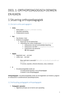 Samenvatting Orthopedagogisch Kader