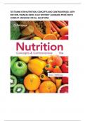 TEST BANK FOR NUTRITION&comma; CONCEPTS AND CONTROVERSIES&colon; 16TH EDITION&comma; FRANCES SIZER&vert; ELLIE WHITNEY&vert; LEONARD PICH&Eacute;&vert;WITH CORRECT ANSWERS FOR ALL QUESTIONS