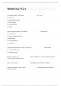 Mastering PLCs Comprehensive Exam Prep Actual Questions And Correct Detailed Answers&period;