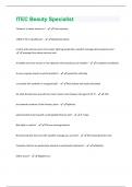 ITEC Beauty Specialist Questions And Answers &lpar;2024&sol; 2025&rpar; &lpar;Verified Answers&rpar;