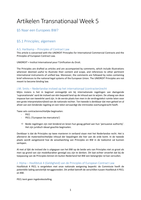 Samenvatting artikelen alle weken Transnationaal Vermogensrecht Universiteit Leiden