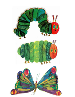 'The very hungry caterpillar' uitwerking + platen