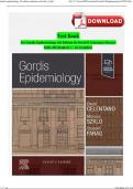 TEST BANK For Gordis Epidemiology&comma; 7th Edition By David D Celentano&semi; Moyses Szklo&comma; Verified Chapters 1 - 20&comma; Complete Newest EDITION 2025 ISBN&colon;9780323877756 INSTANT DOWNLOAD
