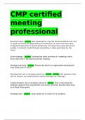 CMP certified meeting professional&period;