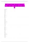 NIH Stroke Scale Group A Patient 1-6 EXAM 2024  SOLUTION AID GRADE A&plus;