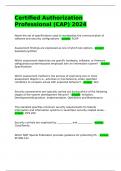 Certified Authorization Professional &lpar;CAP&rpar;&period;