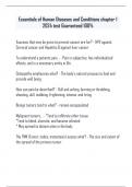 Essentials of Human Diseases and Conditions chapter 1 2024 test Guaranteed 100&percnt;