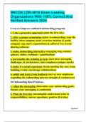 SNCOA LDR-301S Exam Leading Organizations With 100&percnt; Correct And Verified Answers 2024