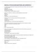 MEDICAL OFFICE EXAM QUESTIONS AND ANSWERS -1