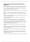 MEDICAL OFFICE CONCEPTS FINAL EXAM QUESTIONS AND ANSWERS -14&period;